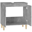 vidaXL betonszürke szerelt fa mosdószekrény 58x33x60 cm