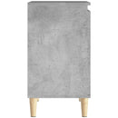 vidaXL betonszürke szerelt fa mosdószekrény 58x33x60 cm