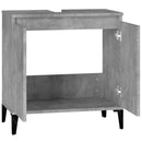 vidaXL betonszürke szerelt fa mosdószekrény 58x33x60 cm