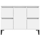 vidaXL fehér szerelt fa mosdószekrény 80 x 33 x 60 cm