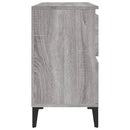vidaXL szürke sonoma színű szerelt fa mosdószekrény 80 x 33 x 60 cm
