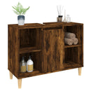 vidaXL füstös tölgy színű szerelt fa mosdószekrény 80 x 33 x 60 cm