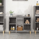 vidaXL szürke sonoma színű szerelt fa mosdószekrény 80 x 33 x 60 cm