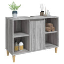vidaXL szürke sonoma színű szerelt fa mosdószekrény 80 x 33 x 60 cm
