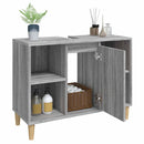 vidaXL szürke sonoma színű szerelt fa mosdószekrény 80 x 33 x 60 cm