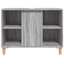 vidaXL szürke sonoma színű szerelt fa mosdószekrény 80 x 33 x 60 cm