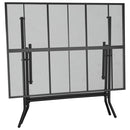 vidaXL antracit acélhálós összecsukható kerti asztal 110 x 80 x 72 cm