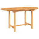 vidaXL kihúzható tömör tíkfa kerti asztal 110-160 x 80 x 75 cm