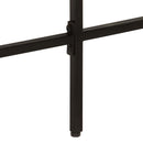 vidaXL íróasztal 165x110x77 cm tömörfa mangó és vas