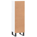 vidaXL fehér szerelt fa fürdőszobaszekrény 30 x 30 x 100 cm