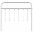 vidaXL fehér fém fejtámla 107 cm