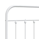 vidaXL fehér fém fejtámla 107 cm