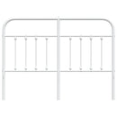 vidaXL fehér fém fejtámla 150 cm
