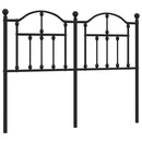 vidaXL fekete fém fejtámla 120 cm