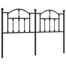 vidaXL fekete fém fejtámla 140 cm