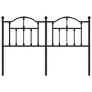 vidaXL fekete fém fejtámla 140 cm