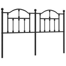 vidaXL fekete fém fejtámla 150 cm