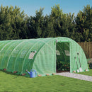 vidaXL zöld acélvázas melegház 72 m² 18 x 4 x 2 m