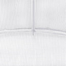 vidaXL fehér acélvázas melegház 32 m² 8 x 4 x 2 m
