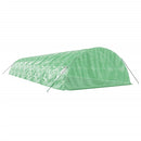 vidaXL zöld acélvázas melegház 80 m² 16 x 5 x 2,3 m