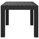 vidaXL antracitszürke PP kerti asztal 59 x 47 x 40 cm