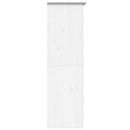 vidaXL BODO fehér tömör fenyőfa ruhásszekrény 99x53,5x173 cm