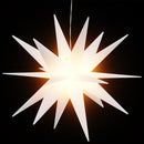 vidaXL 3 db összecsukható fehér karácsonyi lámpa LED-del 43 cm