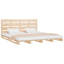 vidaXL tömör fenyőfa ágy matrac nélkül 140 x 190 cm