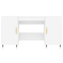 vidaXL fehér szerelt fa íróasztal 140 x 50 x 75 cm