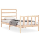 vidaXL tömör fenyőfa ágykeret matrac nélkül 90 x 190 cm