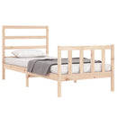 vidaXL tömör fenyőfa ágykeret matrac nélkül 90 x 190 cm