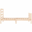 vidaXL tömör fenyőfa ágykeret matrac nélkül 90 x 190 cm