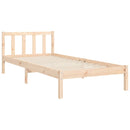 vidaXL tömör fenyőfa ágykeret matrac nélkül 90 x 190 cm
