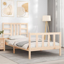 vidaXL tömör fenyőfa ágykeret matrac nélkül 90 x 190 cm