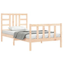 vidaXL tömör fenyőfa ágykeret matrac nélkül 90 x 190 cm
