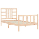 vidaXL tömör fenyőfa ágykeret matrac nélkül 90 x 190 cm