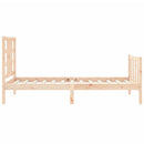 vidaXL tömör fenyőfa ágykeret matrac nélkül 90 x 190 cm