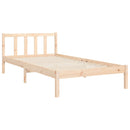 vidaXL tömör fenyőfa ágykeret matrac nélkül 90 x 190 cm