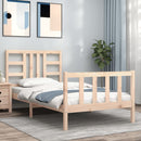 vidaXL tömör fenyőfa ágykeret matrac nélkül 90 x 190 cm