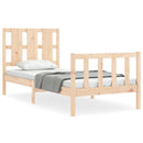 vidaXL tömör fenyőfa ágykeret matrac nélkül 90 x 190 cm
