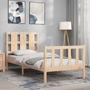 vidaXL tömör fenyőfa ágykeret matrac nélkül 90 x 190 cm
