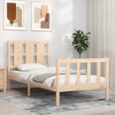 vidaXL tömör fenyőfa ágykeret matrac nélkül 90 x 190 cm