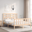 vidaXL tömör fenyőfa ágy matrac nélkül 140 x 200 cm
