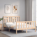 vidaXL tömör fenyőfa ágy matrac nélkül 140 x 200 cm
