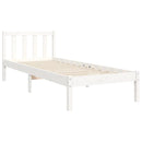 vidaXL fehér tömör fenyőfa ágy matrac nélkül 90 x 200 cm