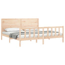 vidaXL tömör fenyőfa ágy matrac nélkül 200 x 200 cm