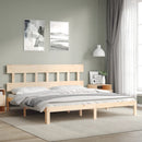 vidaXL tömör fenyőfa ágy matrac nélkül 200 x 200 cm