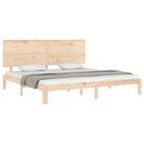 vidaXL tömör fenyőfa ágy matrac nélkül 200 x 200 cm
