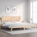vidaXL tömör fenyőfa ágy matrac nélkül 200 x 200 cm