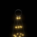 vidaXL meleg fehér LED karácsonyfa zászlórúdra 200 LED 180 cm